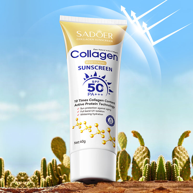 SADOER Collagen Anti-Aging Whitening Sunscreen Cream 40g