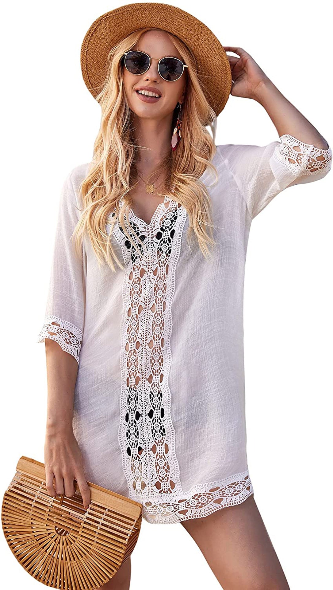 European And American-style Resort Dress Tunic For Women