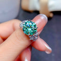 Luxury Milky Way Micro-Set Color Gemstone Ring