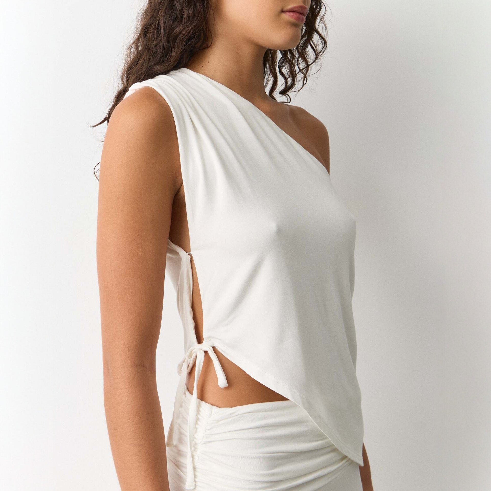Women's Summer Hollow-Out Lace-Up Two-Piece Set