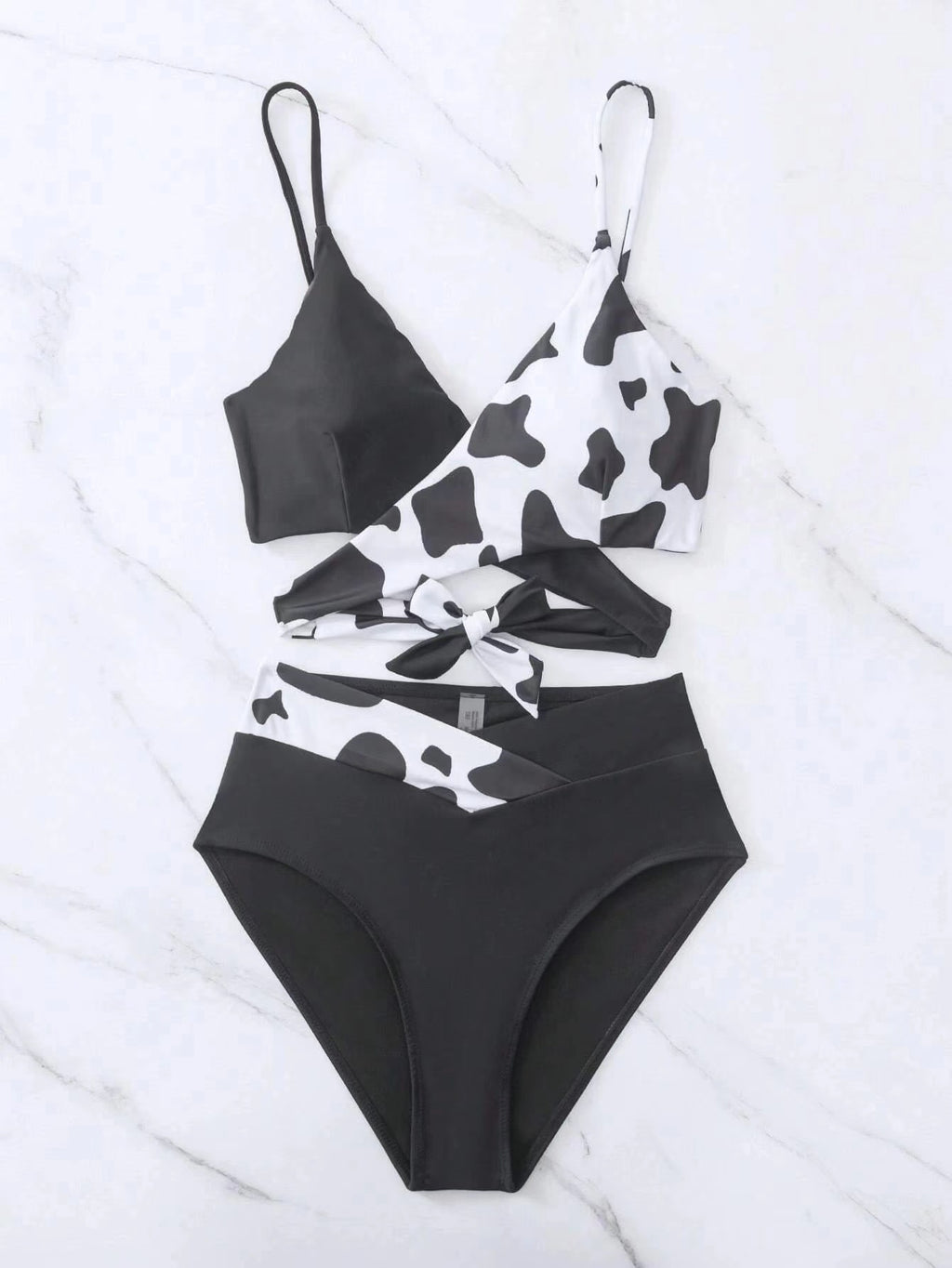 Womens Push-Up High-Waist Backless Chic Swimsuit