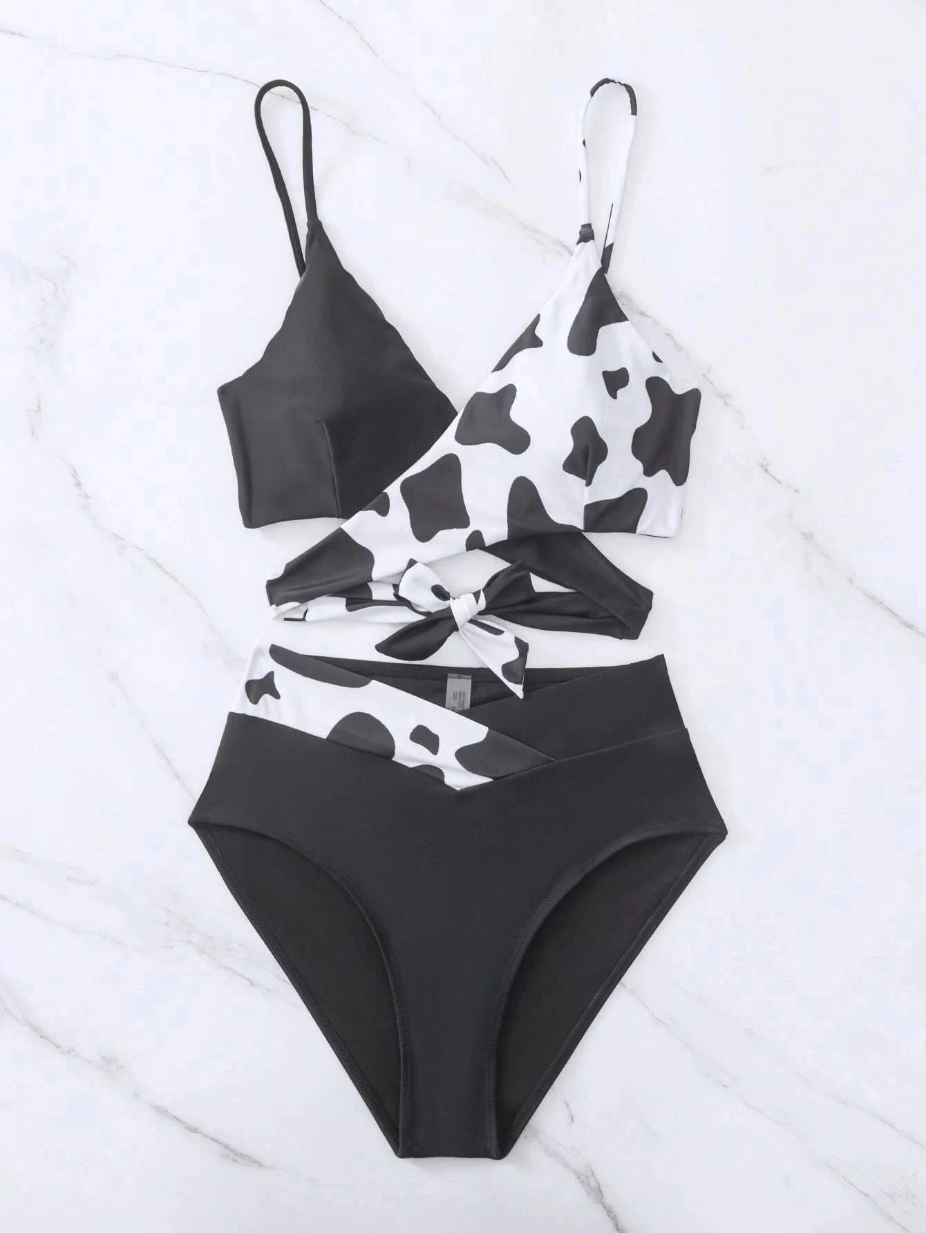 Womens Push-Up High-Waist Backless Chic Swimsuit